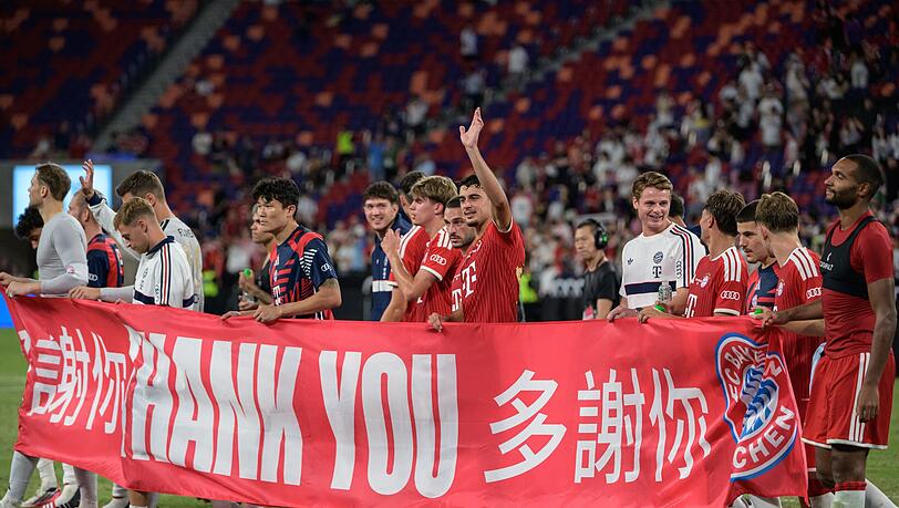 Der FC Bayern blickt zufrieden auf die Asien-Tour zurück. Der FC Bayern blickt zufrieden auf die Asien-Tour zurück.