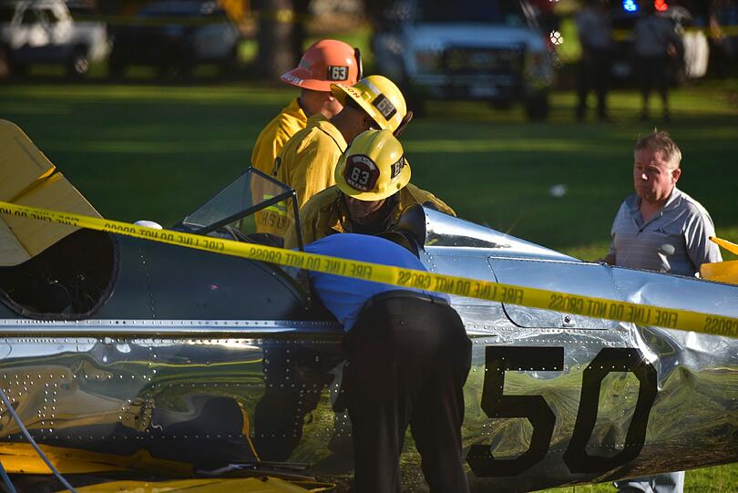 Harrison Ford ist bei seinem Flugzeugabsturz auf einem kalifornischen Golfplatz verletzt worden.