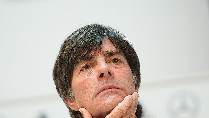 Der Bundestrainer Joachim Löw während der Pressekonferenz zum bevorstehenden Freundschaftsspiel gegen die USA. Der Bundestrainer Joachim Löw während der Pressekonferenz zum bevorstehenden Freundschaftsspiel gegen die USA.