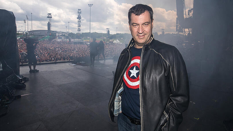 Metal-Söder! Bei einem Besuch von "Rock im Park" entstand dieses Foto auf der Main Stage.