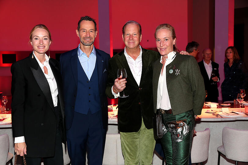 Petra Winter, Sebastian Copeland, Andreas Freiherr von Maltzan und Leslie Freifrau von Wangenheim
