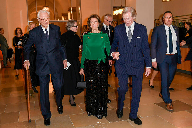 Franz Herzog von Bayern, K&ouml;nigin Silvia von Schweden und Leopold Prinz von Bayern