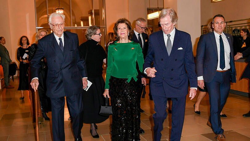 Franz Herzog von Bayern, K&ouml;nigin Silvia von Schweden und Leopold Prinz von Bayern