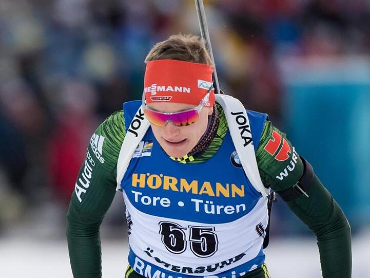 Auf Rang 16 im Einzel bester deutscher Biathlet: Benedikt Doll.