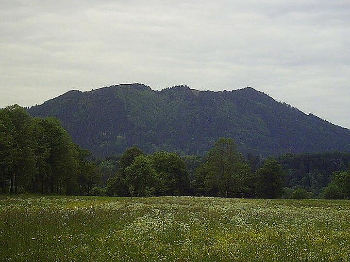 Der Heiglkopf (1205 Meter) bei Bad Tölz.