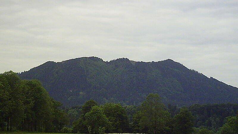 Der Heiglkopf (1205 Meter) bei Bad Tölz. Der Heiglkopf (1205 Meter) bei Bad Tölz.