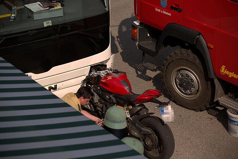 Die Bilder von der Unfallstelle.