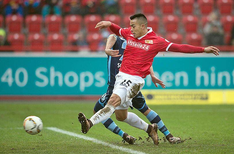 Trifft gegen seinen Ex-Klub: Unions Bobby Wood.