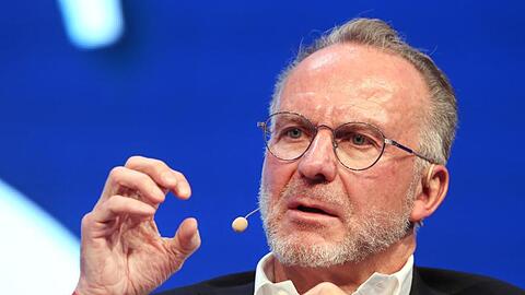 Der Vorstandsvorsitzende des FC Bayern München, Karl-Heinz Rummenigge. Foto: Roland Weihrauch/dpa/Archivbild