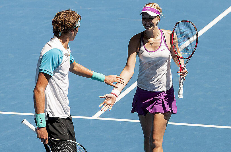 Erfolgreiches Duo: Alexander Zverev und Sabine Lisicki.
