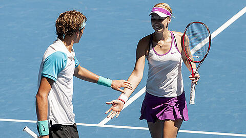 Erfolgreiches Duo: Alexander Zverev und Sabine Lisicki.