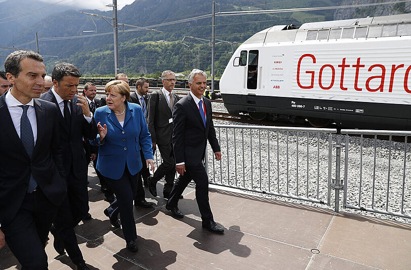 Auch Bundeskanzlerin Angela Merkel nahm an den Eröffnungsfeierlichkeiten teil.