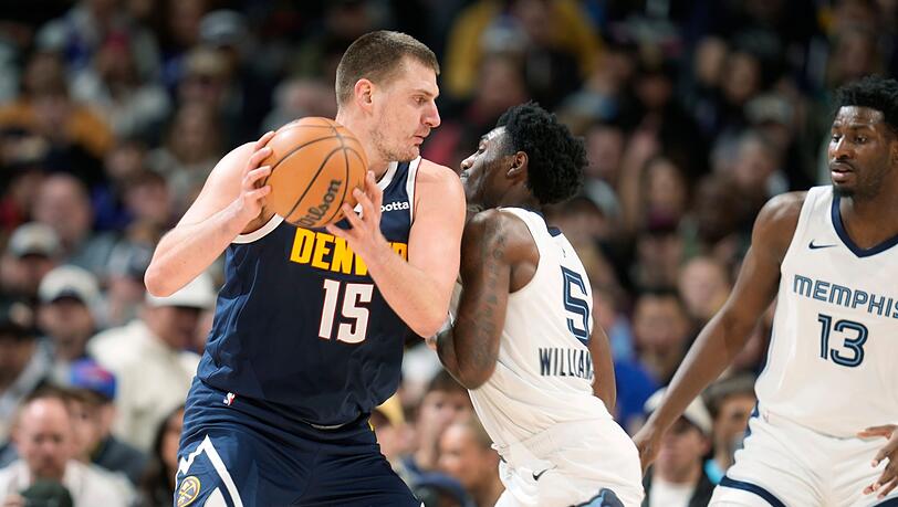 Nikola Jokic erzielte 26 Punkte für die Denver Nuggets.