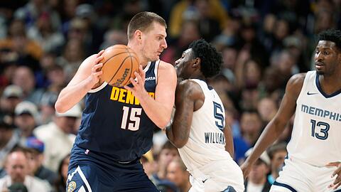 Nikola Jokic erzielte 26 Punkte für die Denver Nuggets.