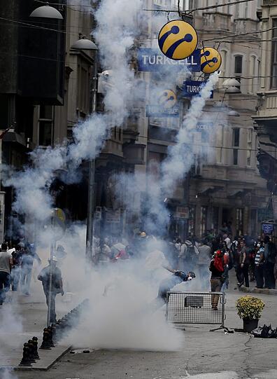 Die Situation auf dem Taksim Platz: Die Bilder.