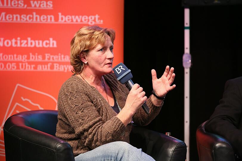 Gertraud Gafus, Bio-Landwirtin: &bdquo;Auf Packungen sieht man Schweine auf Wiesen. Eigentlich sollte ein echtes Bild des Ferkels drauf sein, als es gelebt hat.&ldquo;