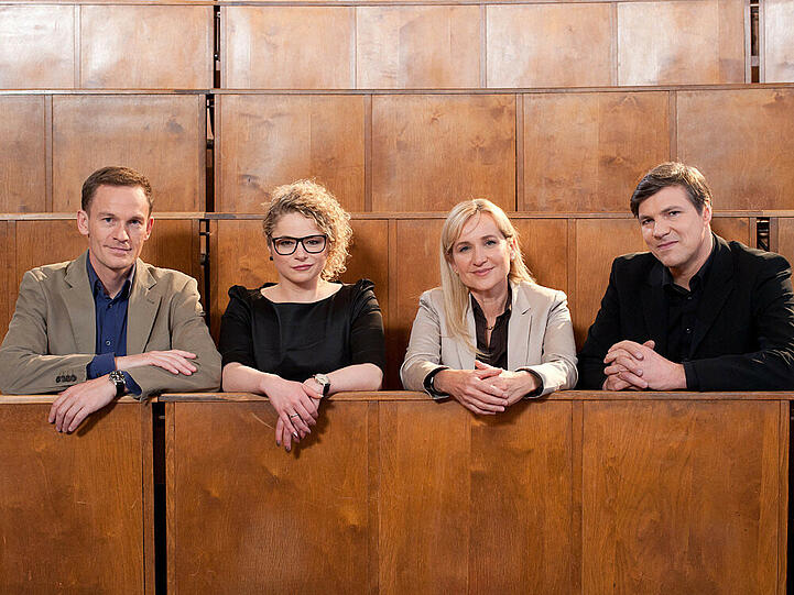 Die Experten: Uwe Linke, Dr. Sandra Köhldorfer, Ingrid Strobel und Martin Dreyer (v.l.n.r.)