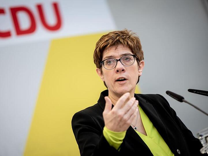 Annegret Kramp-Karrenbauer, Bundesvorsitzende der CDU. Foto: Kay Nietfeld/Archiv