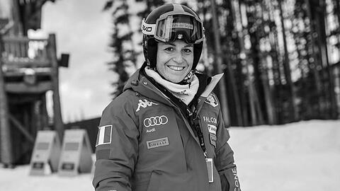 Elena Fanchini im Jahr 2017 in Lake Louise.