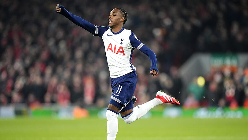 Mathys Tel im Trikot von Tottenham. Aus dem Leihgeschäft wurde nun ein fixer Wechsel.