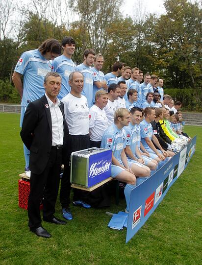 Offizielles Team-Foto des TSV 1860: Das Shooting