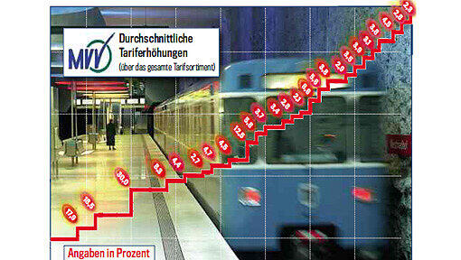 Ab 09. Dezember 2012 gelten die neuen Fahrpreise. Bis zum 31.03.2013 können die alten Fahrscheine noch aufgebraucht werden. Ab 09. Dezember 2012 gelten die neuen Fahrpreise. Bis zum 31.03.2013 können die alten Fahrscheine noch aufgebraucht werden.