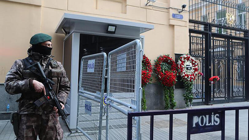 Der russische Botschafter Andrej Karlow war am Montagabend in Ankara von einem türkischen Polizisten erschossen worden.