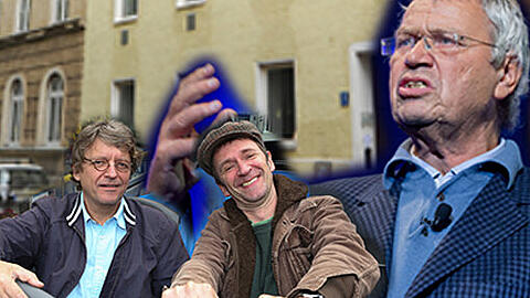 Künstler wie Ecco Meineke, Gerhard Polt und Frank-Markus Barwasser stehen hinter und zur der Aktion von &bdquo;Goldgrund&ldquo;, die den Wohnwahnsinn in München anprangern soll.
