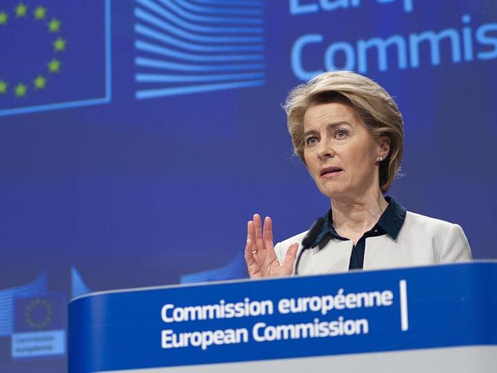 "Müssen außergewöhnliche Maßnahmen ergreifen, um die Gesundheit unserer Bürger zu schützen": EU-Kommissionspräsidentin Ursula von der Leyen.