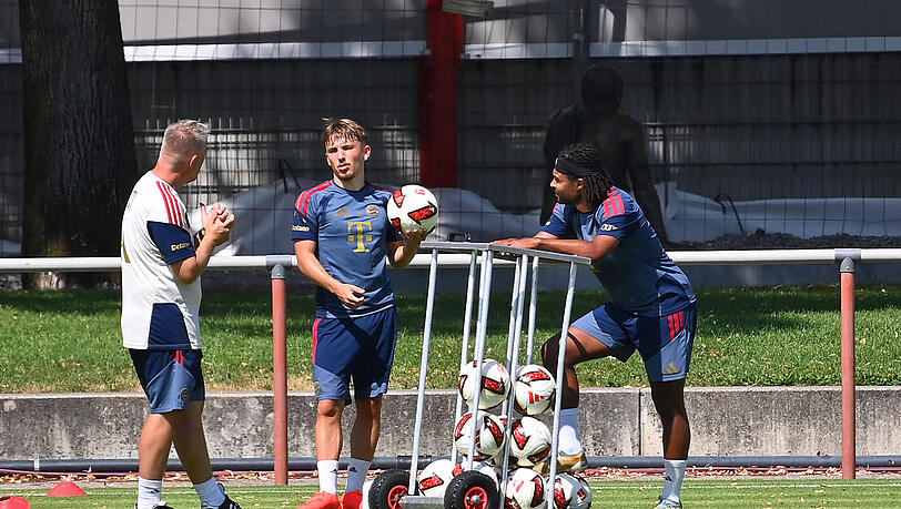 Arbeiteten oftmals zusammen am Comeback: Lennart Karl und Serge Gnabry. Arbeiteten oftmals zusammen am Comeback: Lennart Karl und Serge Gnabry.