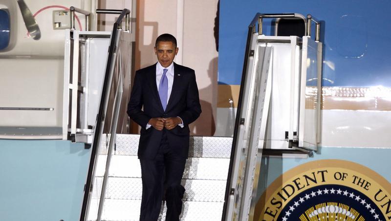 US-Präsident Obama trifft zum G20-Gipfel ein US-Präsident Obama trifft zum G20-Gipfel ein