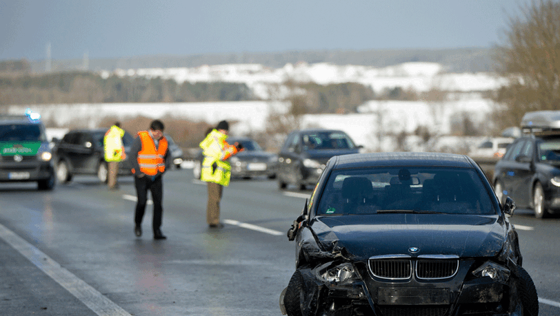 Unfallserie auf der A9 in Mittelfranken - die Bilder.