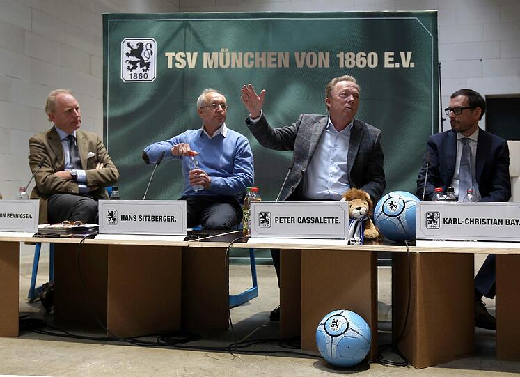 Am Donnerstag stellte der TSV 1860 seinen Präsidenten-Kandidaten Peter Cassalette vor.
