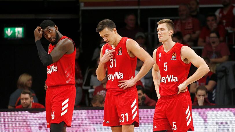 Die Basketballer des FC Bayern laufen in der kommenden Saison wohl mit einem anderen Trikotsponsor auf. Die Basketballer des FC Bayern laufen in der kommenden Saison wohl mit einem anderen Trikotsponsor auf.