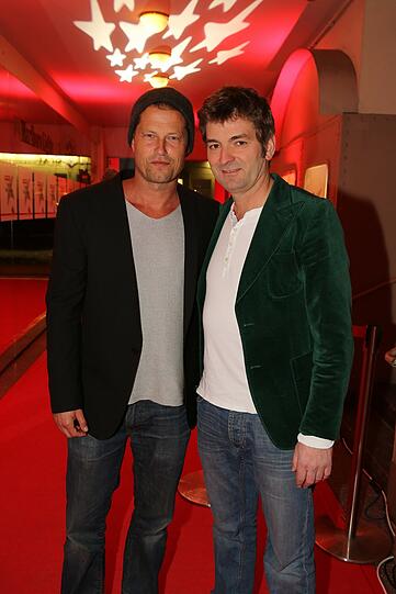 Til & Till: Till Hofmann, Chef des Lustspielhauses, freut sich über den frisch von der Berlinale eingetroffenen Schauspieler.