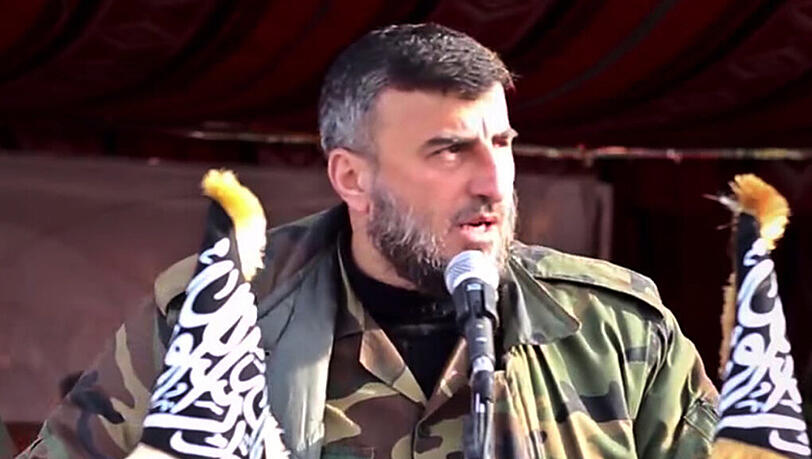 Sahran Allusch befehligte die islamistische Rebellenmiliz Dschaisch al-Islam, die in Syrien große Gebiete unter ihrer Kontrolle hat. Sahran Allusch befehligte die islamistische Rebellenmiliz Dschaisch al-Islam, die in Syrien große Gebiete unter ihrer Kontrolle hat.