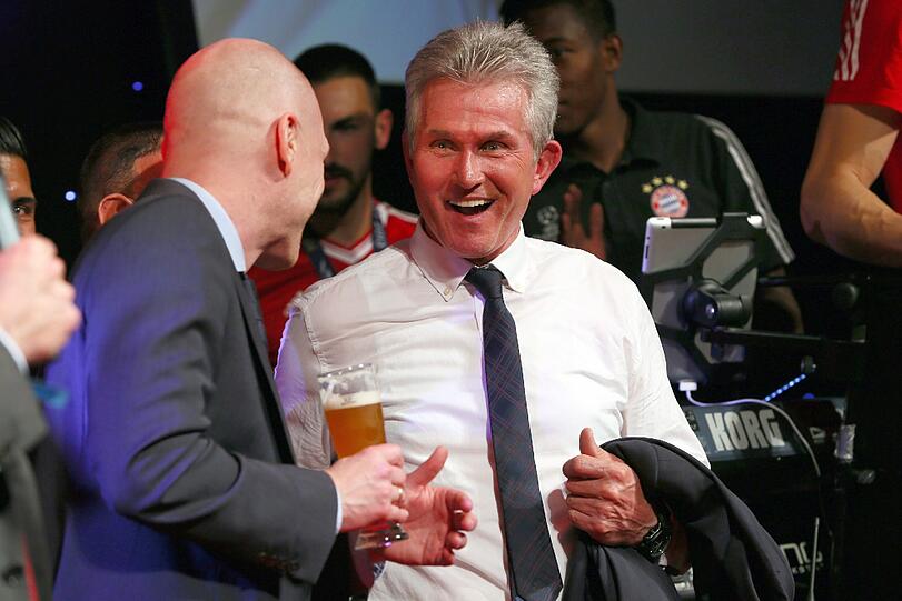 So sehen Sieger aus! Die Helden von London feiern den Champions League-Sieg 2013.