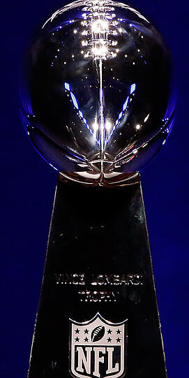Das Objekt der Begierde: Der Vince-Lombardi-Pokal.