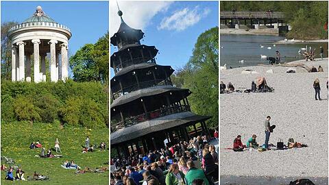 Ostern 2014 in München: AZ-Fotograf Daniel von Loeper hat am Wochenende die Biergärten, die Isar, den Tierpark und den Englischen Garten besucht und tolle Fotos gemacht. So schön war das Osterwochenende...