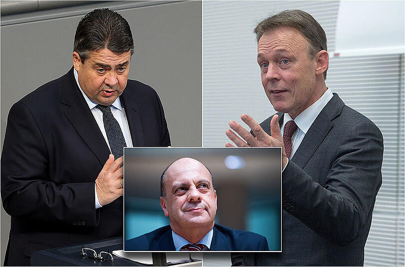 SPD-Politiker Gabriel, Oppermann und Hartmann: Wer warnte Edathy?