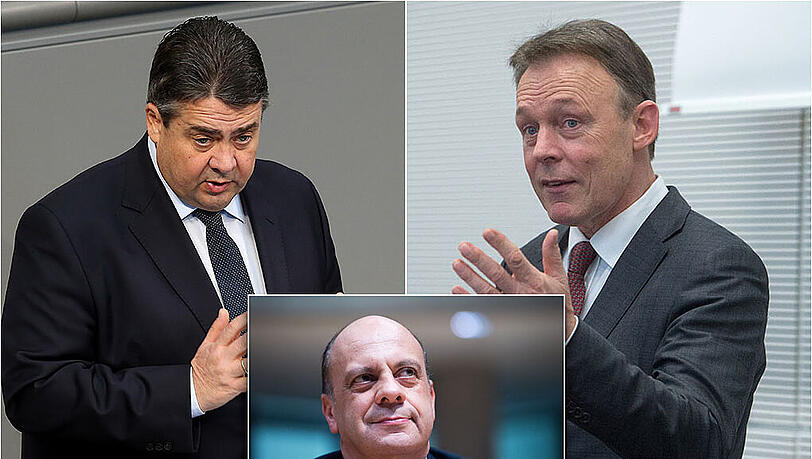 SPD-Politiker Gabriel, Oppermann und Hartmann: Wer warnte Edathy? SPD-Politiker Gabriel, Oppermann und Hartmann: Wer warnte Edathy?