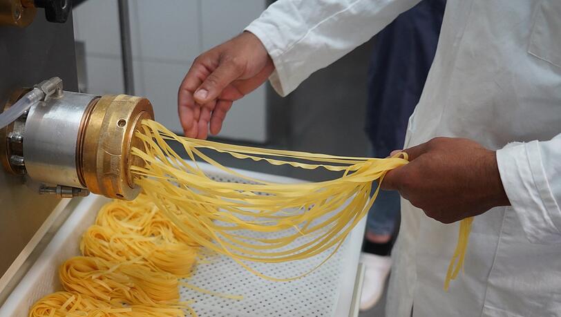 Die Sorte Tagliolini harmoniert perfekt mit Ragout.