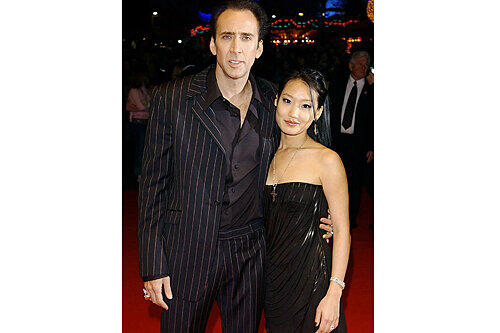Nicolas Cage mit Freundin Alice Kim.