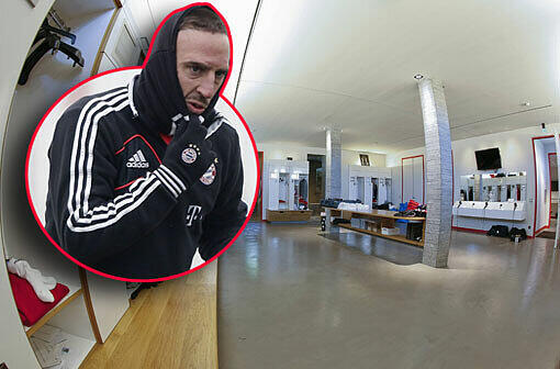 Franck Ribéry im Training an der Säbener Straße. Am Mittwochmittag hat er nach der Einheit eine böse Überraschung erlebt.