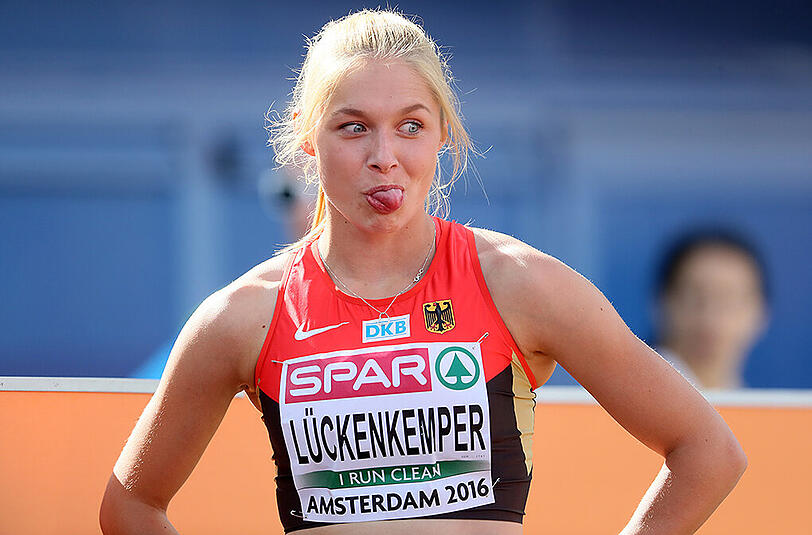Die deutsche 200-m-Läuferin Gina Lückenkemper.