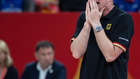 Fassungslos: DBB-Coach Henrik Rödl.