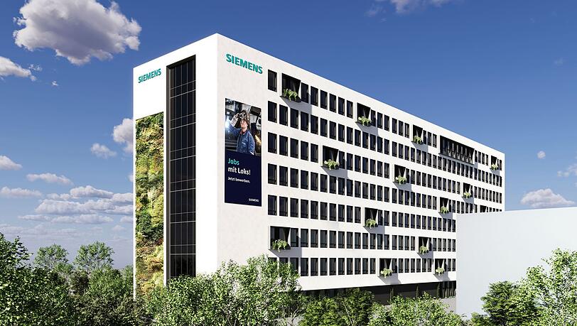Siemens erweitert seinen Standort und stellt 500 Mitarbeiter ein. Noch sind nicht alle Stellen besetzt.