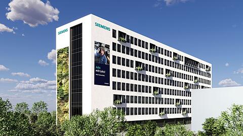 Siemens erweitert seinen Standort und stellt 500 Mitarbeiter ein. Noch sind nicht alle Stellen besetzt.