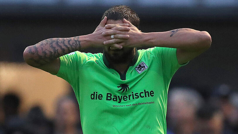 Nicht eine echte Torchance hatten die Löwen um Stürmer Sascha Mölders bei der 0:1-Pleite in Buchbach.
