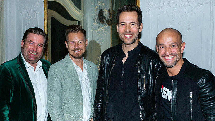Fabian Herdieckerhoff, Gregor Teicher, Alexander Mazza und Peyman Amin.
